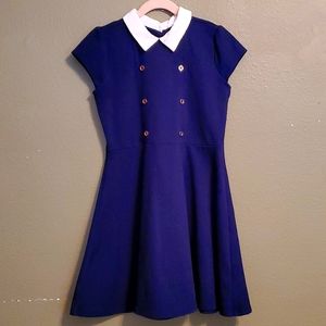 Janie And Jack Girls Navy Blue Dresss Size 12